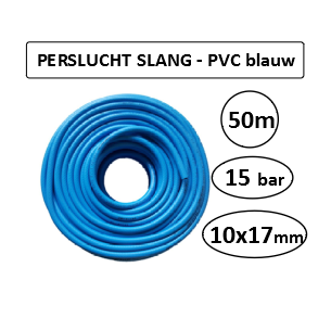 10x17mm - 50m - PVC slang...