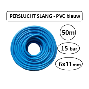 6x11mm - 50m - PVC slang...