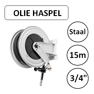 15m - 3/4" - Olie haspel -...