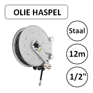 12m - 1/2" - Olie haspel -...