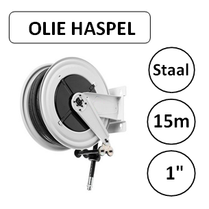15m - 1" - Olie haspel -...