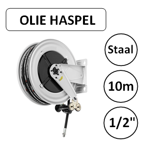 10m - 1/2" - Olie haspel -...