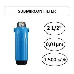 2 1/2" - 0,01µ - 1500 m³/h...
