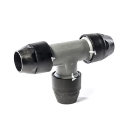 AIRnet T-stuk gelijk Ø40 mm