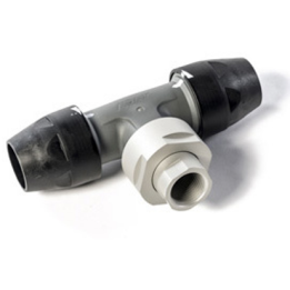 AIRnet T-stuk binnendraad Ø25 mm x 1/2"