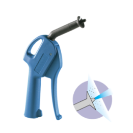Blaaspistool perslucht 1/4" met luchtscherm