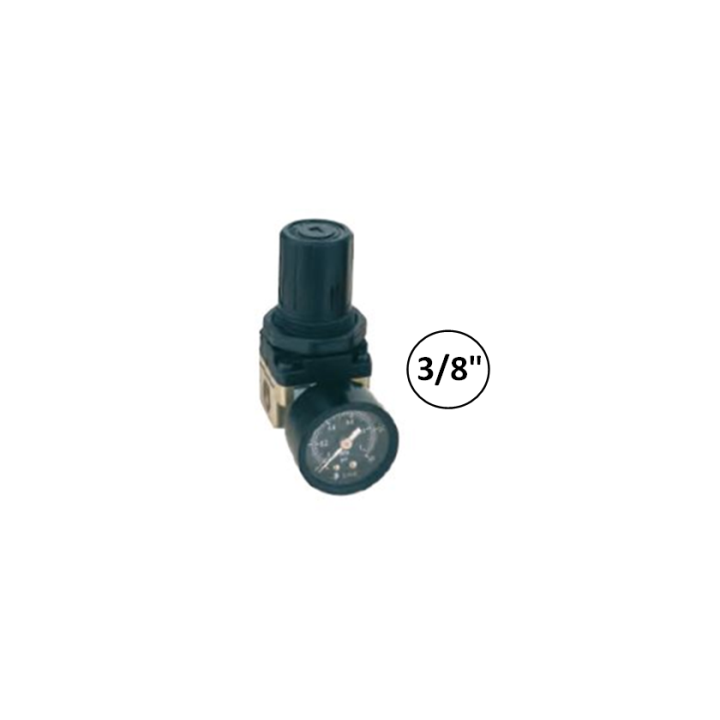3/8" - 2500 l/min - Drukregelaar + manometer