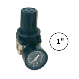 1" - 8000 l/min - Drukregelaar + manometer