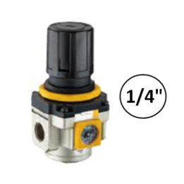1/4" - 2500 l/min - Drukregelaar met ingebouwde manometer
