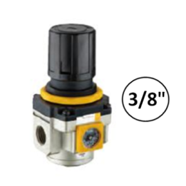 3/8" - 2500 l/min - Drukregelaar met ingebouwde manometer