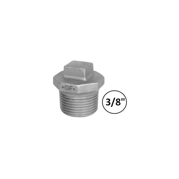 3/8" M - Stopsel - Galva