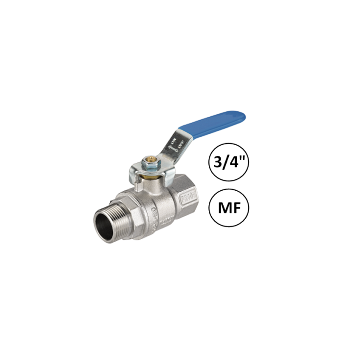 Bolkraan Perslucht 3/4" MF
