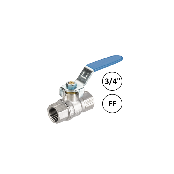 Bolkraan Perslucht 3/4" FF (binnendraad)