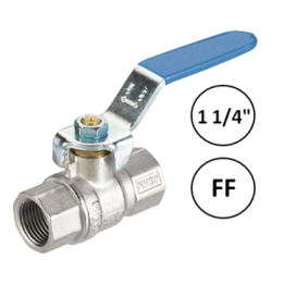 Bolkraan Perslucht 1 1/4" FF (binnendraad)