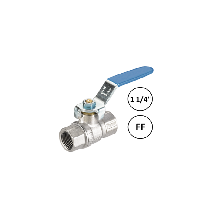 Bolkraan Perslucht 1 1/4" FF (binnendraad)