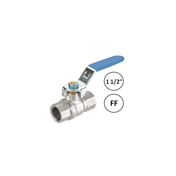 Bolkraan Perslucht 1 1/2" FF (binnendraad)