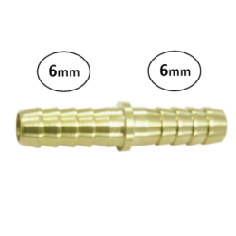 6mm - Slangdrager dubbel