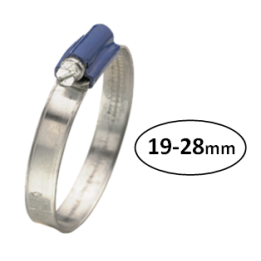 19-28mm - 50 stuks - Set spanringen met schroef