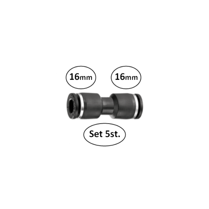 16mm - mof conex - set 5 stuks - perslucht