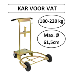 Kar voor vat 180-220 kg
