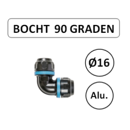 Prevost PPS bocht 90° Ø16 mm