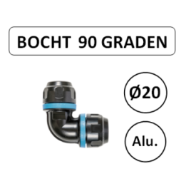 Dia. 20 mm - bocht 90 graden - prevost