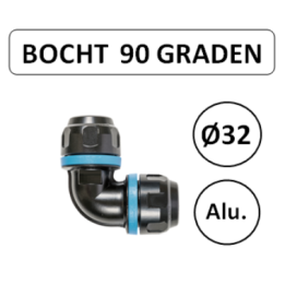 Prevost PPS bocht 90° Ø32 mm