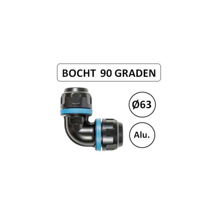 Prevost PPS bocht 90° Ø63 mm