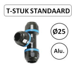 Dia. 25 mm - T-stuk standaard - Prevost