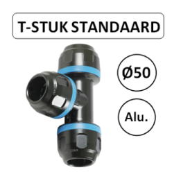 Dia. 50 mm - T-stuk standaard - Prevost