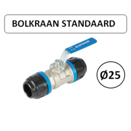 Dia. 25mm - Bolkraan standaard - prevost