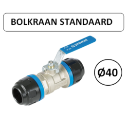 Dia. 40mm - Bolkraan standaard - prevost