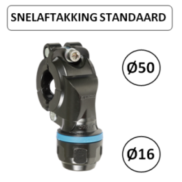 Dia. 50 naar 16 mm - Snelle aftakking - Prevost