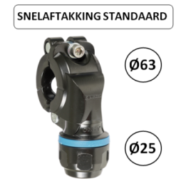 Dia. 63 naar 25 mm - Snelle aftakking - Prevost