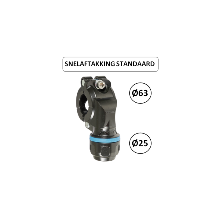 Dia. 63 naar 25 mm - Snelle aftakking - Prevost