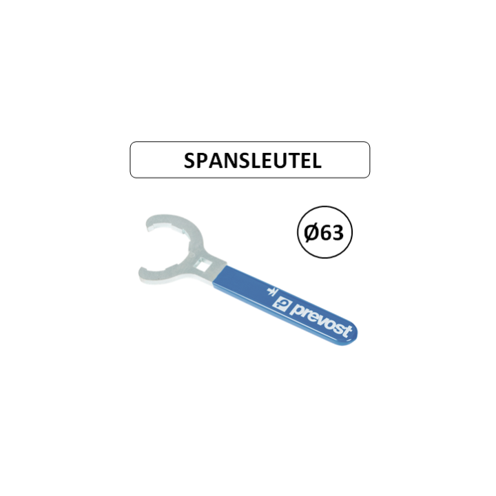Prevost PPS spansleutel voor Ø63 mm koppelingen