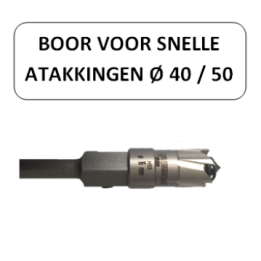 Boor voor snelle aftakkingen dia. 40 en 50 mm - prevost