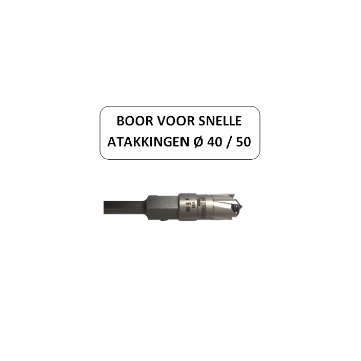 Boor voor snelle aftakkingen dia. 40 en 50 mm - prevost