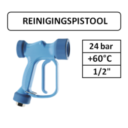 1/2" - Warm water - Reinigingspistool standaard
