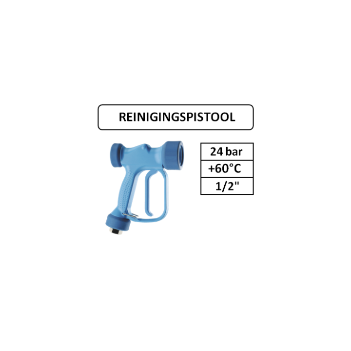 1/2" - Warm water - Reinigingspistool standaard