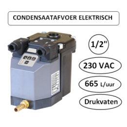 1/2" - 665 L/uur- Automatische condensaat aflaat - Elektrisch 230V