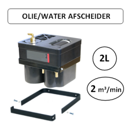2L - 2m³/min - Olie water/afscheider - Perslucht
