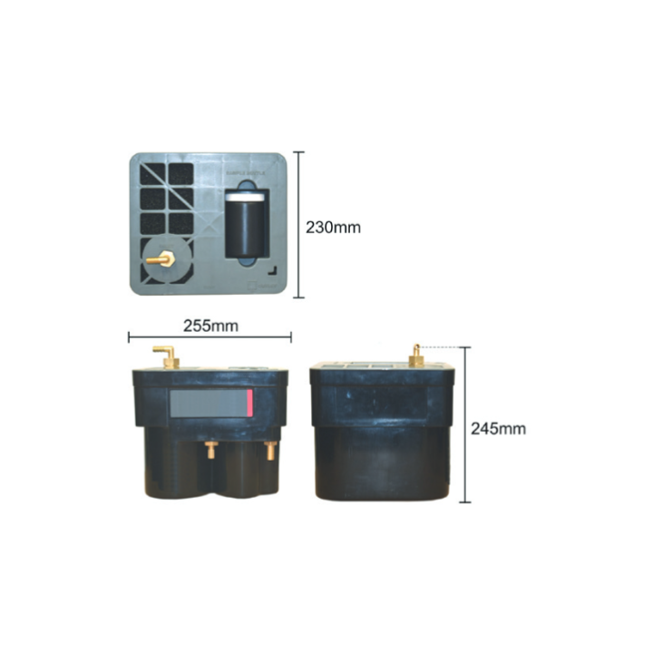 2L - 2m³/min - Olie water/afscheider - Perslucht