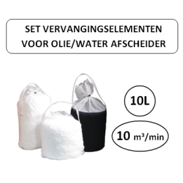 10L - vervangingselementen set voor olie waterafscheider