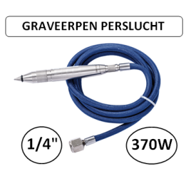 1/4" - 370W - Graveerpen - perslucht