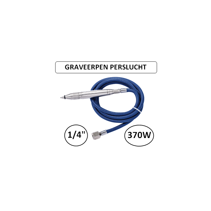 1/4" - 370W - Graveerpen - perslucht
