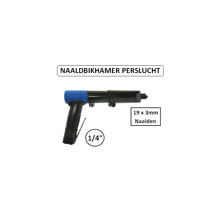19 x 3mm Naalden - Naaldbikhamer - perslucht