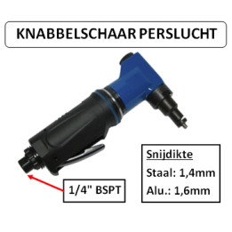 1/4" BSPT - Knabbelschaar - perslucht