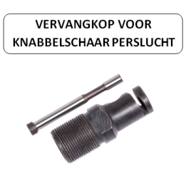 Vervangkop voor knabbelschaar perslucht