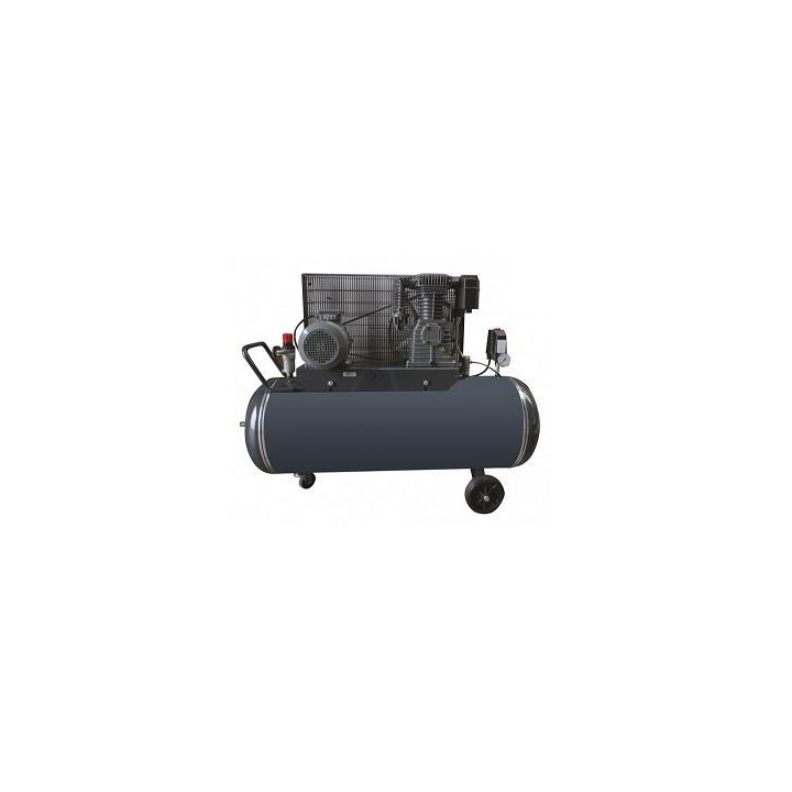 600 l/min - 11 bar - 200L - 4 PK - 400V - 1000 t/min - Compressor industrieel